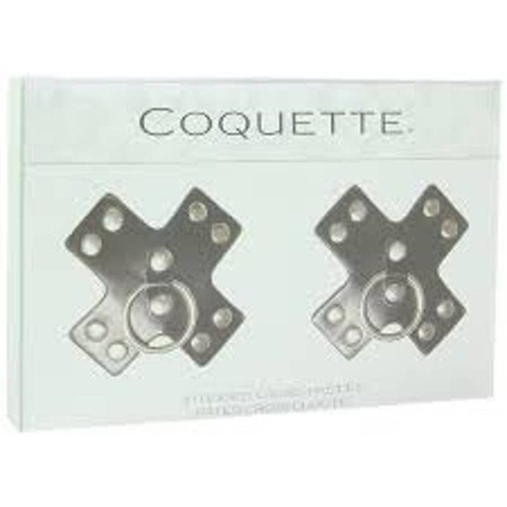 Coquette Studded Cross Nipple Pasties